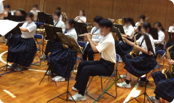 船橋市立若松中学校吹奏楽部の画像